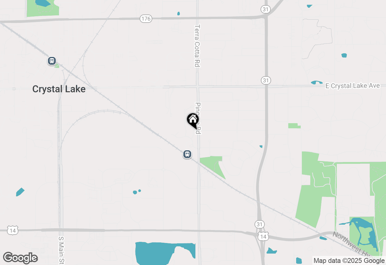 Map of 182 Regal Drive, Crystal Lake, IL 60014