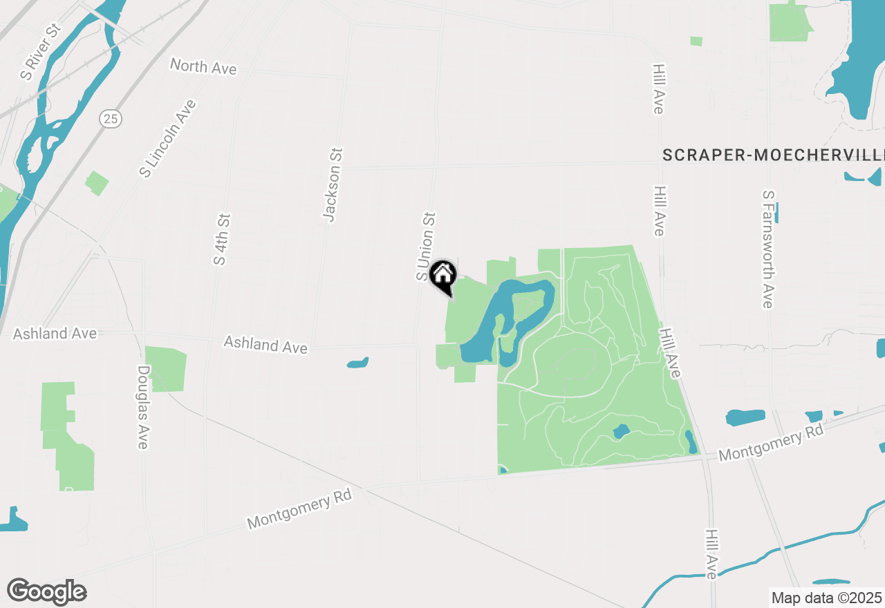 Map of 804 Gates Street, Aurora, IL 60505