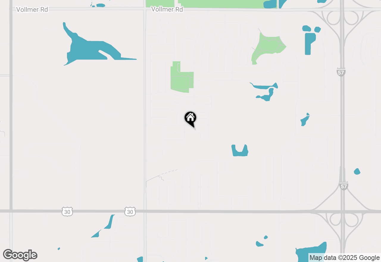 Map of 6118 White Birch Lane, Matteson, IL 60443