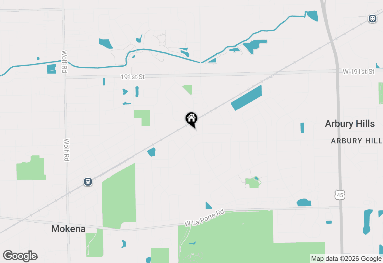 Map of 10423 Aileen Avenue, Mokena, IL 60448