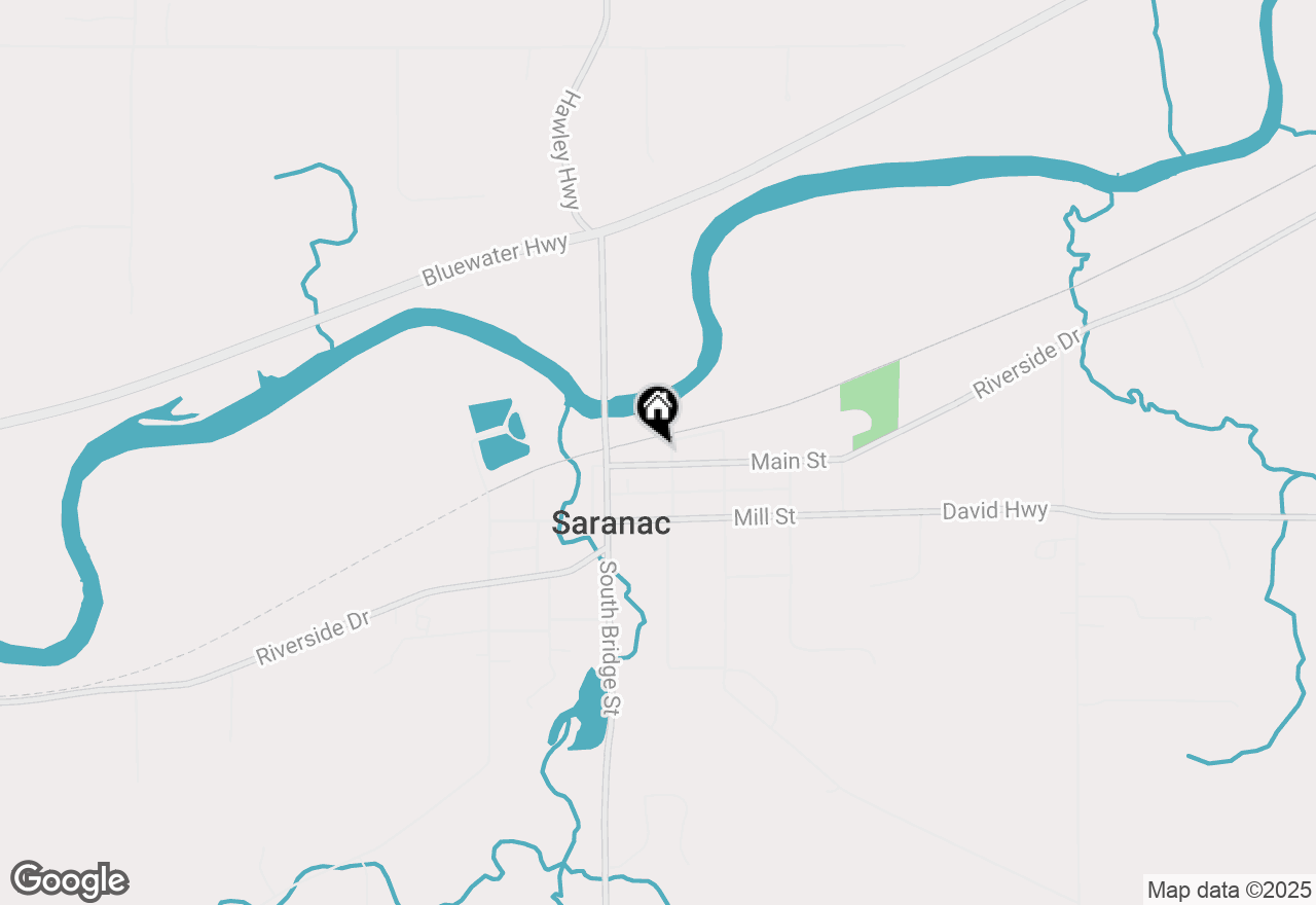 Map of 83 Main Street, Saranac, MI 48881