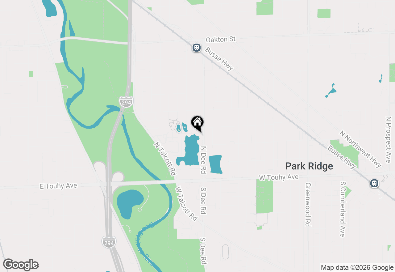 Map of 404 N Dee Road, Park Ridge, IL 60068