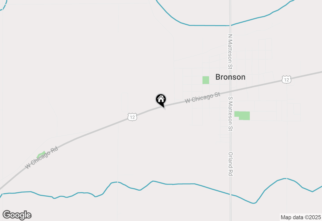 Map of 867 W Chicago Road, Bronson, MI 49028