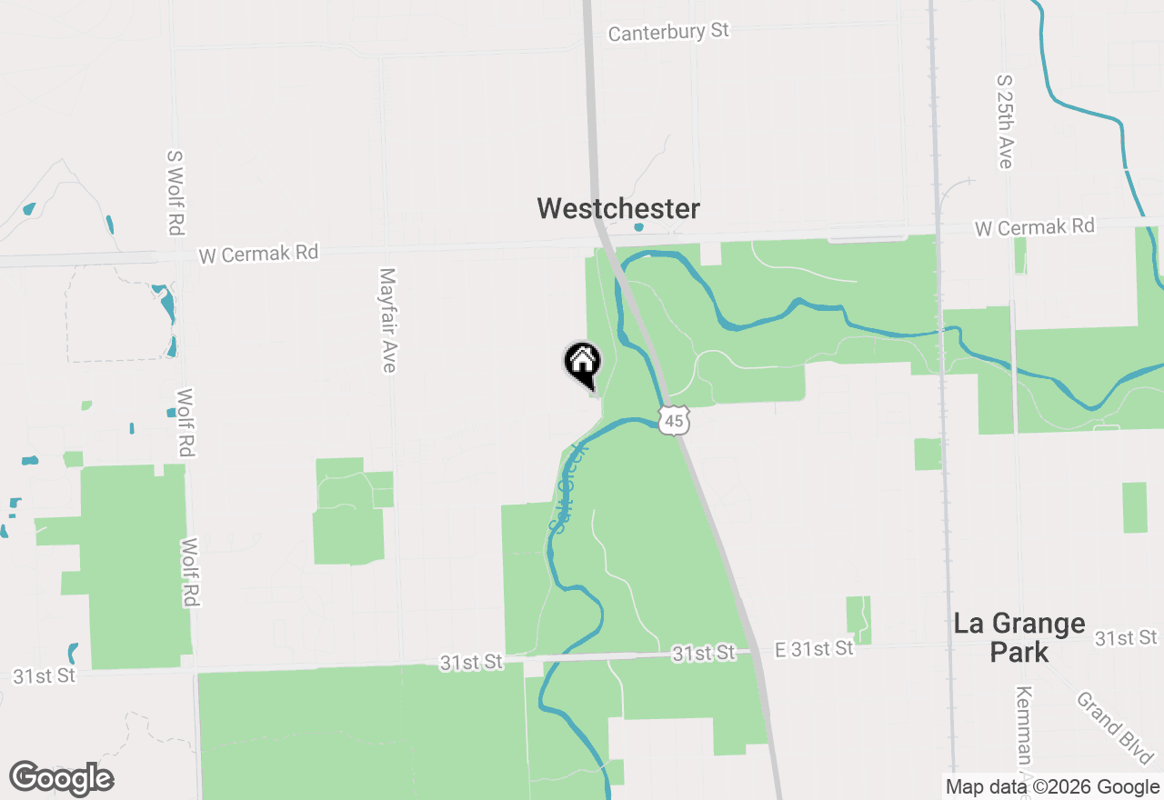 Map of 2455 Belleview Avenue, Westchester, IL 60154