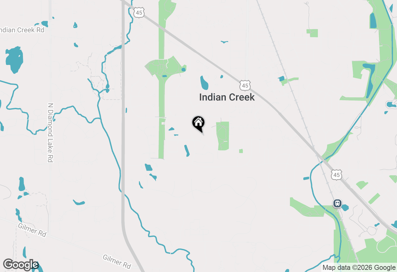 Map of 208 Court Of Ash, Vernon Hills, IL 60061