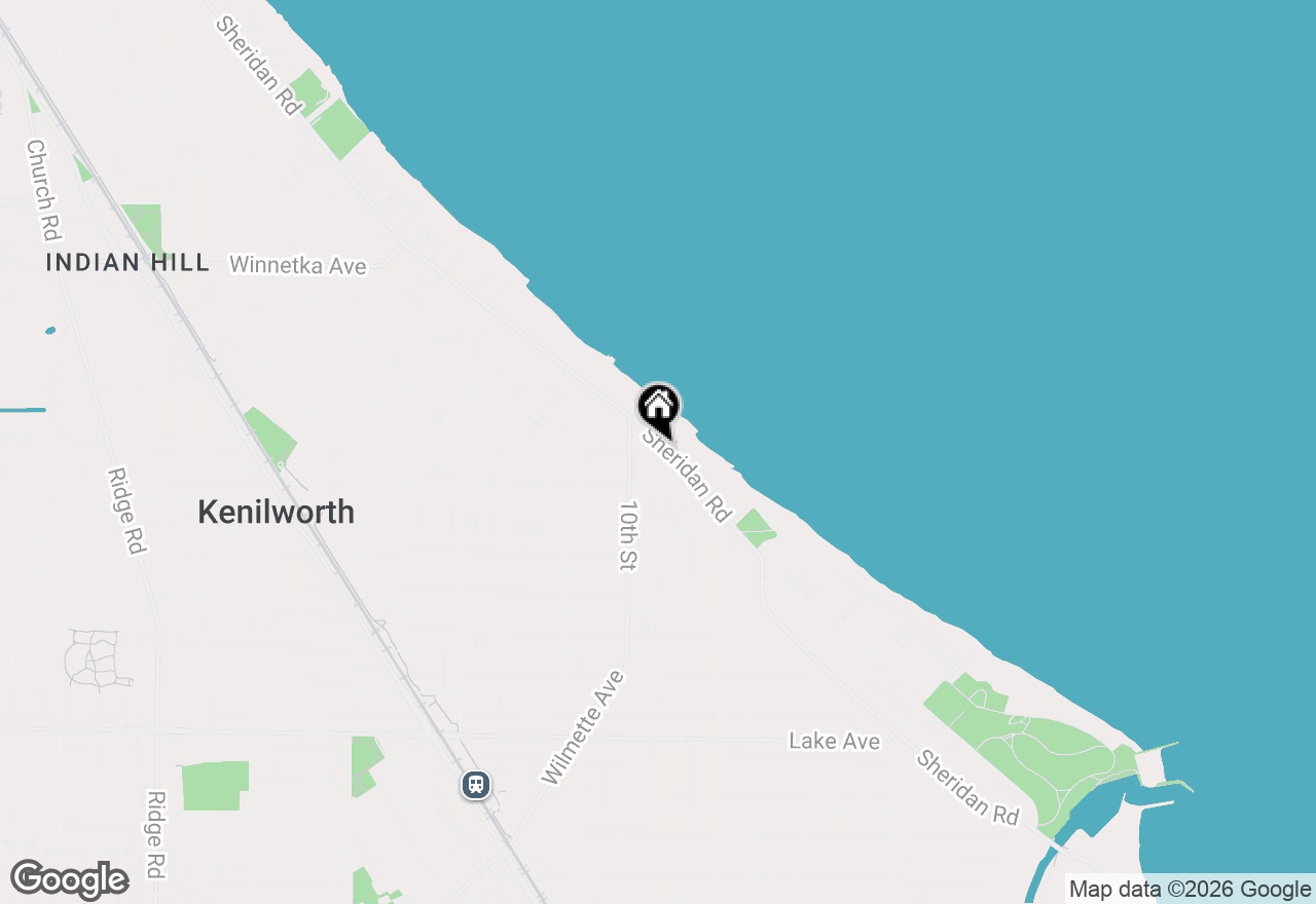 Map of 1625 Sheridan Road #413, Wilmette, IL 60091