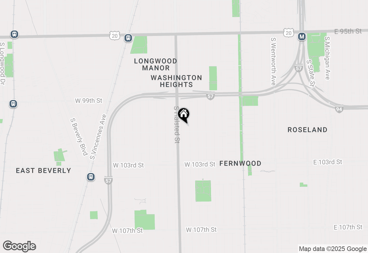 Map of 10042 S Emerald Avenue, Chicago, IL 60628