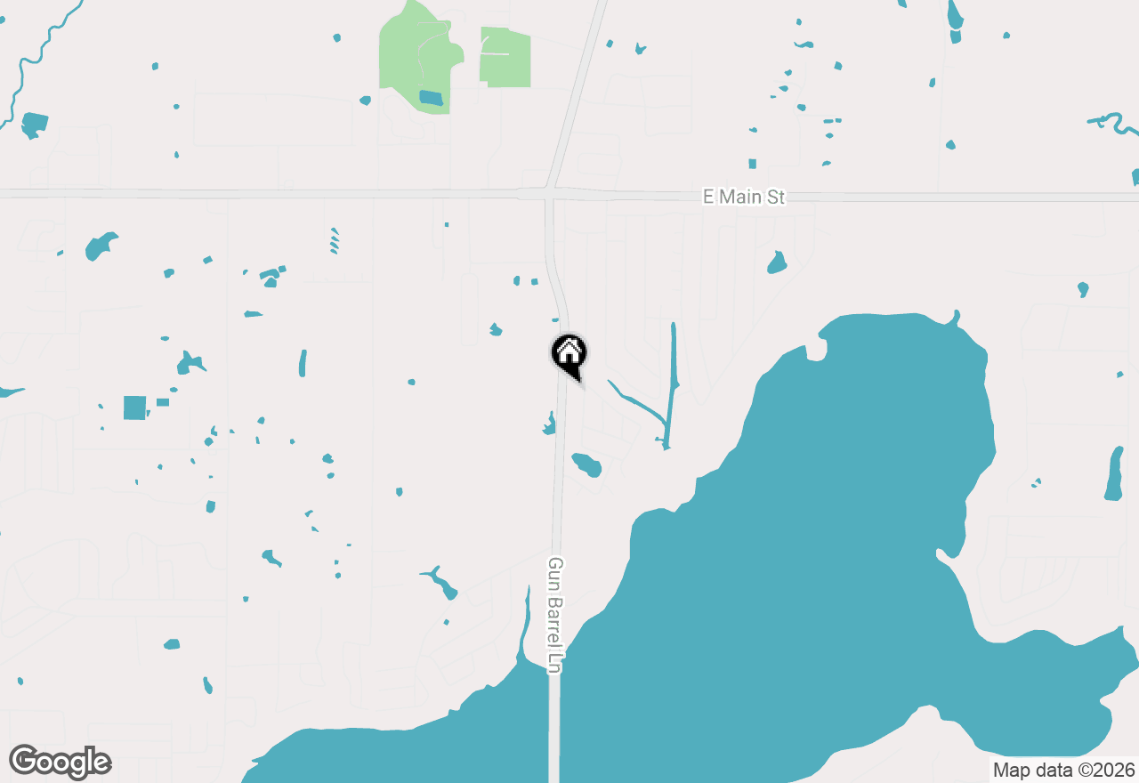 Map of 410 S Gun Barrel Lane, Gun Barrel City, TX 75156