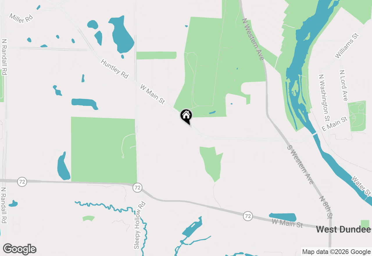 Map of 2135 Hamilton Drive, West Dundee, IL 60118