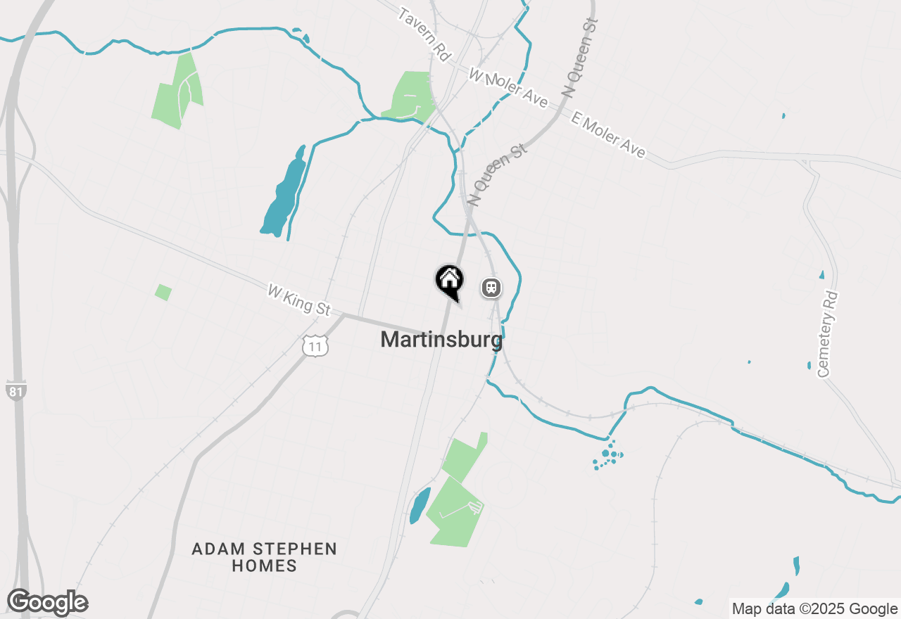 Map of 101 S Queen Street #109, Martinsburg, WV 25401