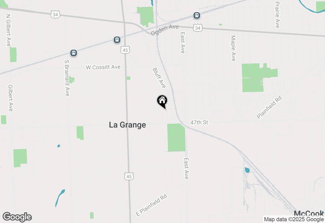 Map of 405 Filson Street, La Grange, IL 60525