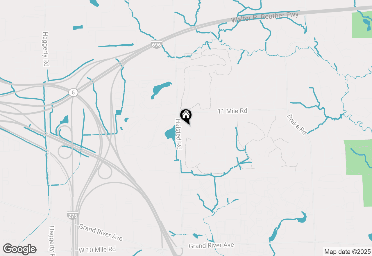 Map of 37201 Chesapeake Road, Farmington Hills, MI 48335