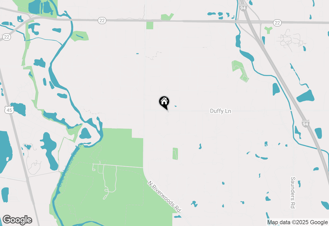 Map of 3115 Duffy Lane, Riverwoods, IL 60015