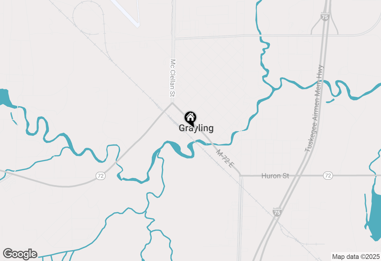 Map of 106 E Michigan Avenue, Grayling, MI 49738