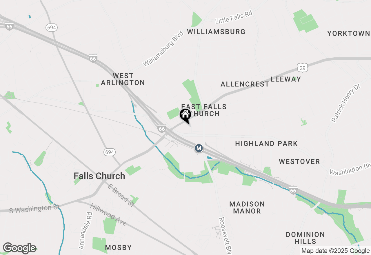 Map of 6708 Langston Boulevard #A, Arlington, VA 22205