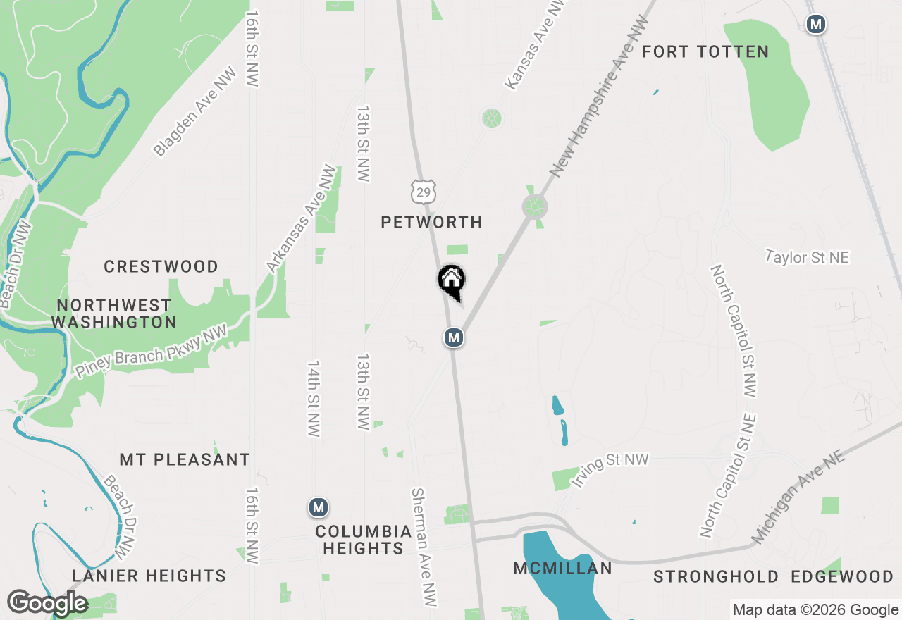 Map of 3817 Georgia Avenue Nw #6, Washington, DC 20011