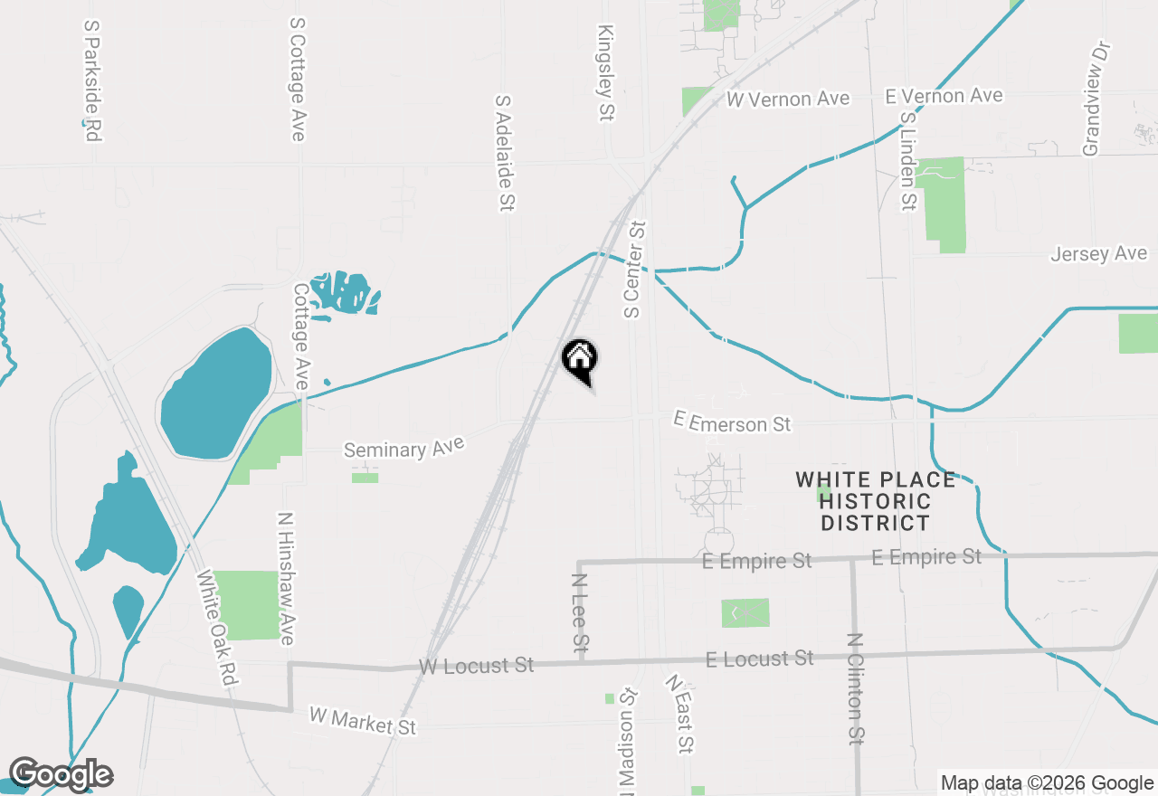 Map of 1511 N Lee Street, Bloomington, IL 61701