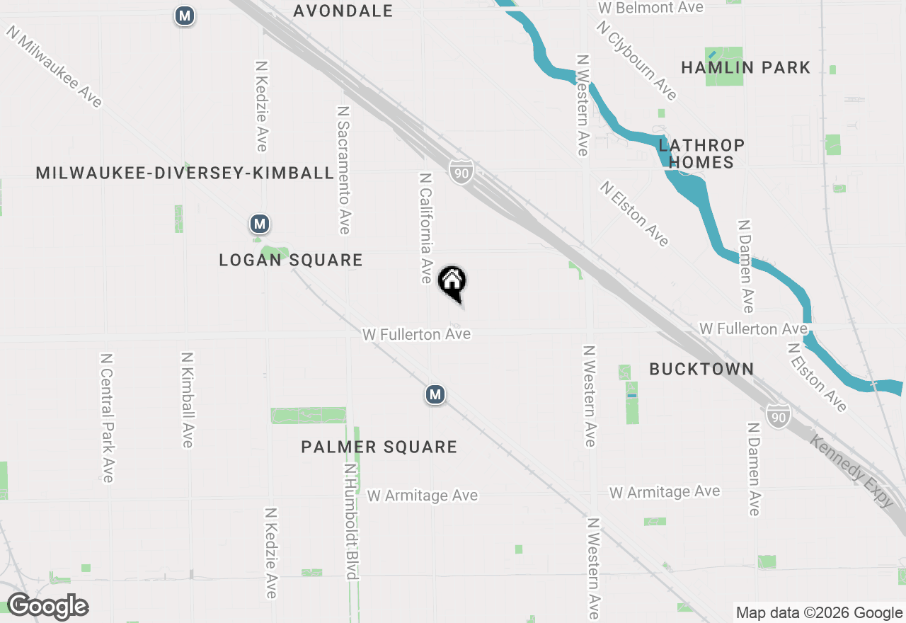 Map of 2429 N Fairfield Avenue, Chicago, IL 60647