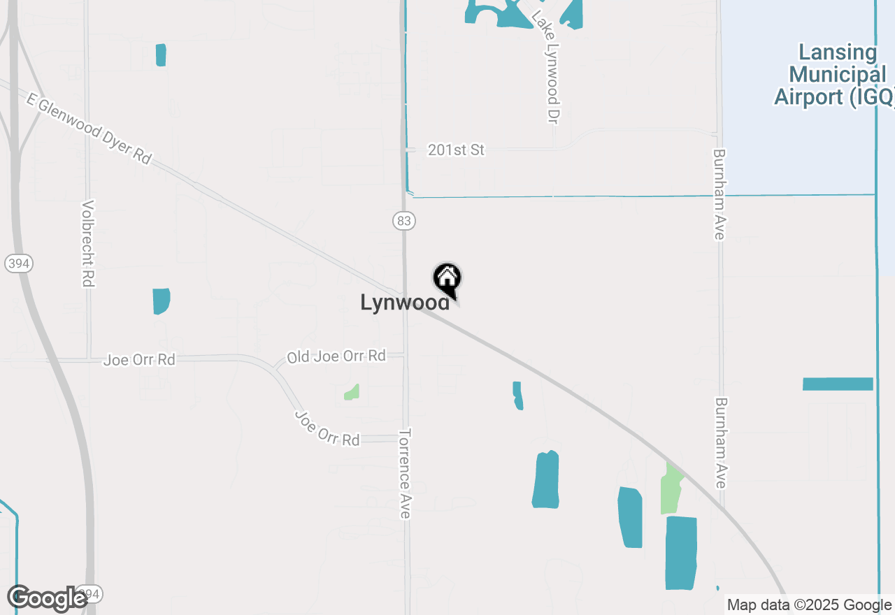 Map of 2504 Glenwood Dyer Road, Lynwood, IL 60411