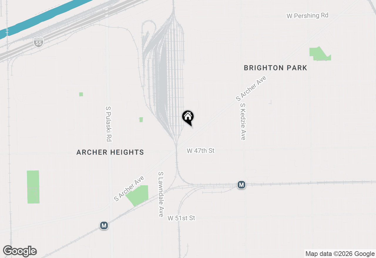 Map of (Address confidential), Chicago, Illinois 60632