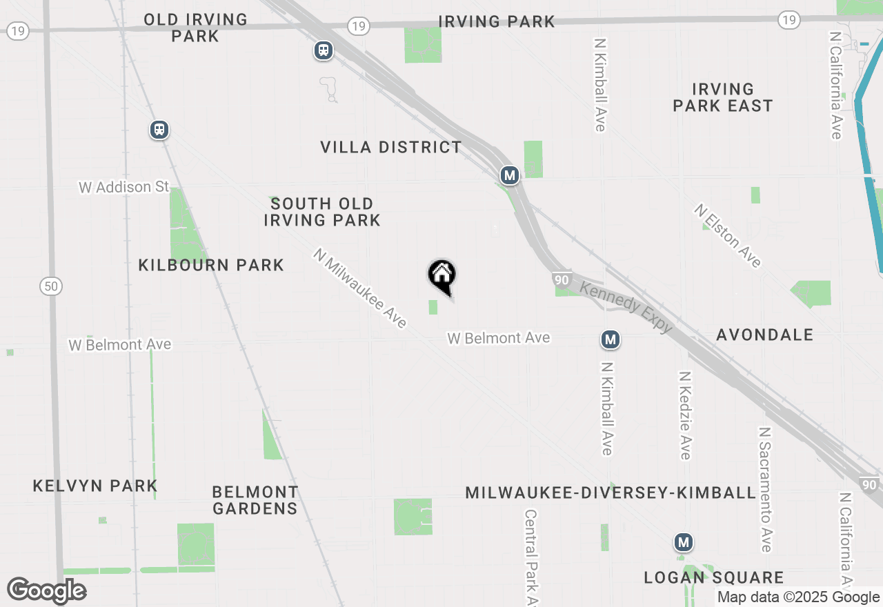 Map of 3252 N Hamlin Avenue, Chicago, IL 60618