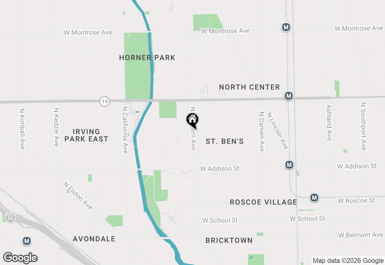 Map of 3806-16 N Western Avenue, Chicago, IL 60618