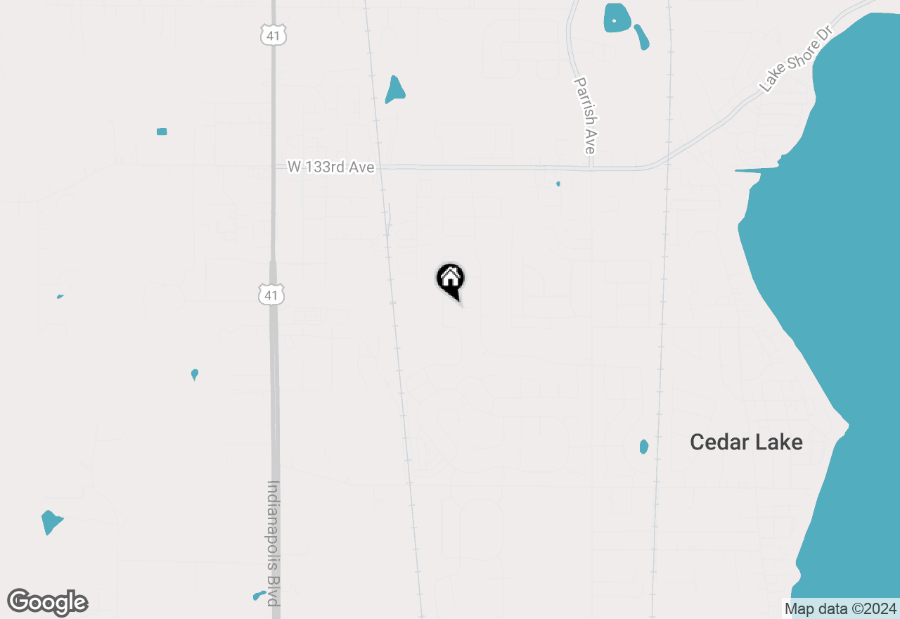 Map of 13509 Freedom Way, Cedar Lake, IN 46303