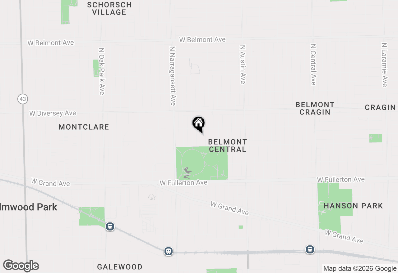 Map of 2632 N Merrimac Avenue, Chicago, IL 60639