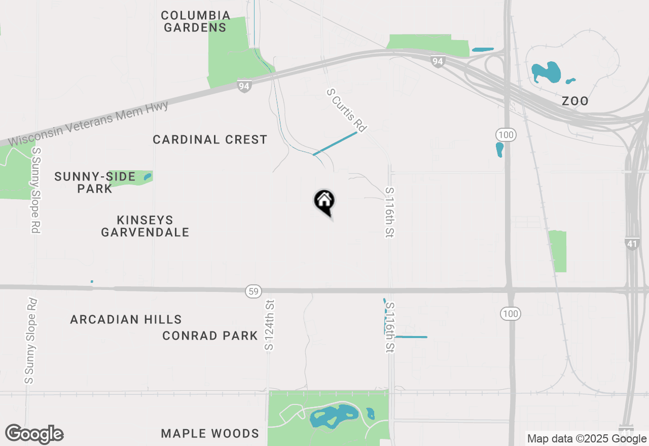Map of 1017 S 120th St, West Allis, WI 53214