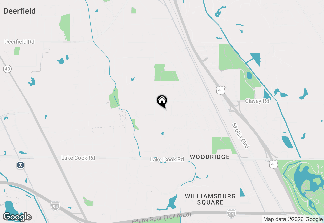 Map of 326 Briar Lane, Highland Park, IL 60035