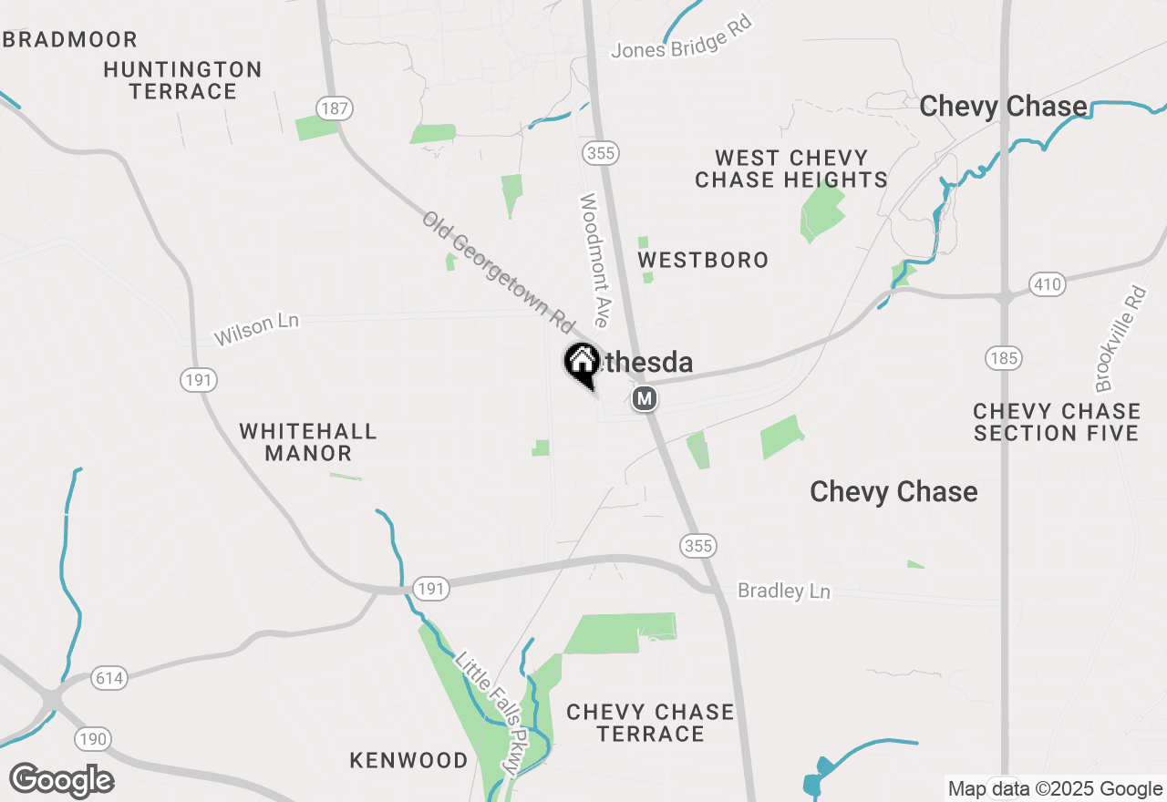 Map of 7500 Woodmont Avenue #S922, Bethesda, MD 20814