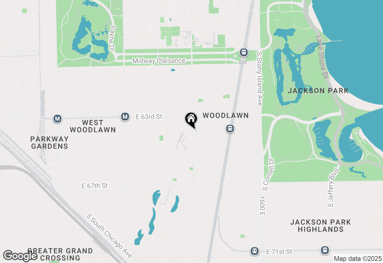 Map of 6422 S Minerva Avenue, Chicago, IL 60637