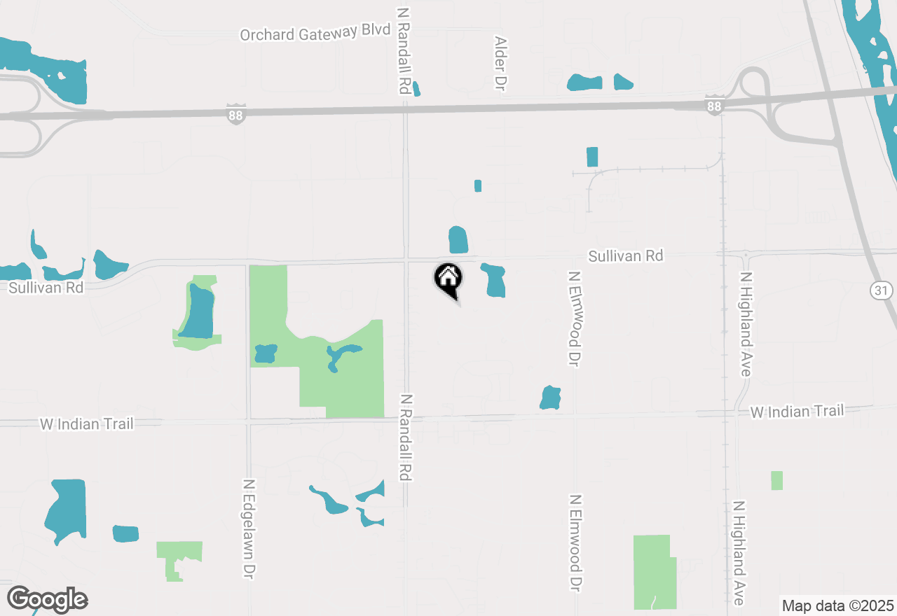 Map of 1532 Golden Oaks Parkway, Aurora, IL 60506
