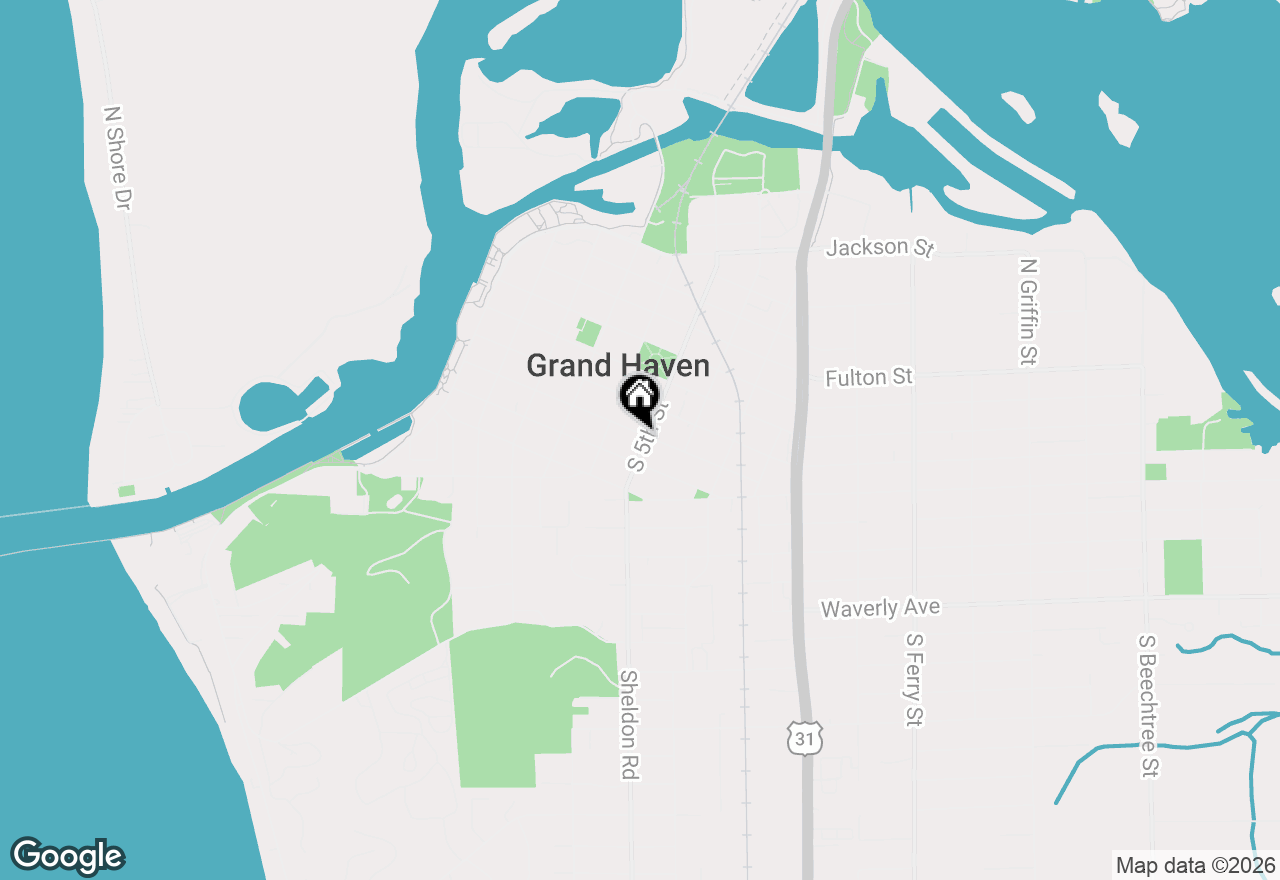 Map of 201 S 5th Street, Grand Haven, MI 49417
