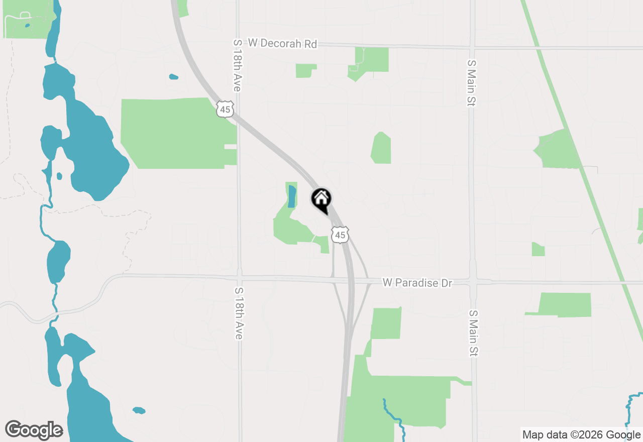 Map of 1507 Clarence Ct #2, West Bend, WI 53095