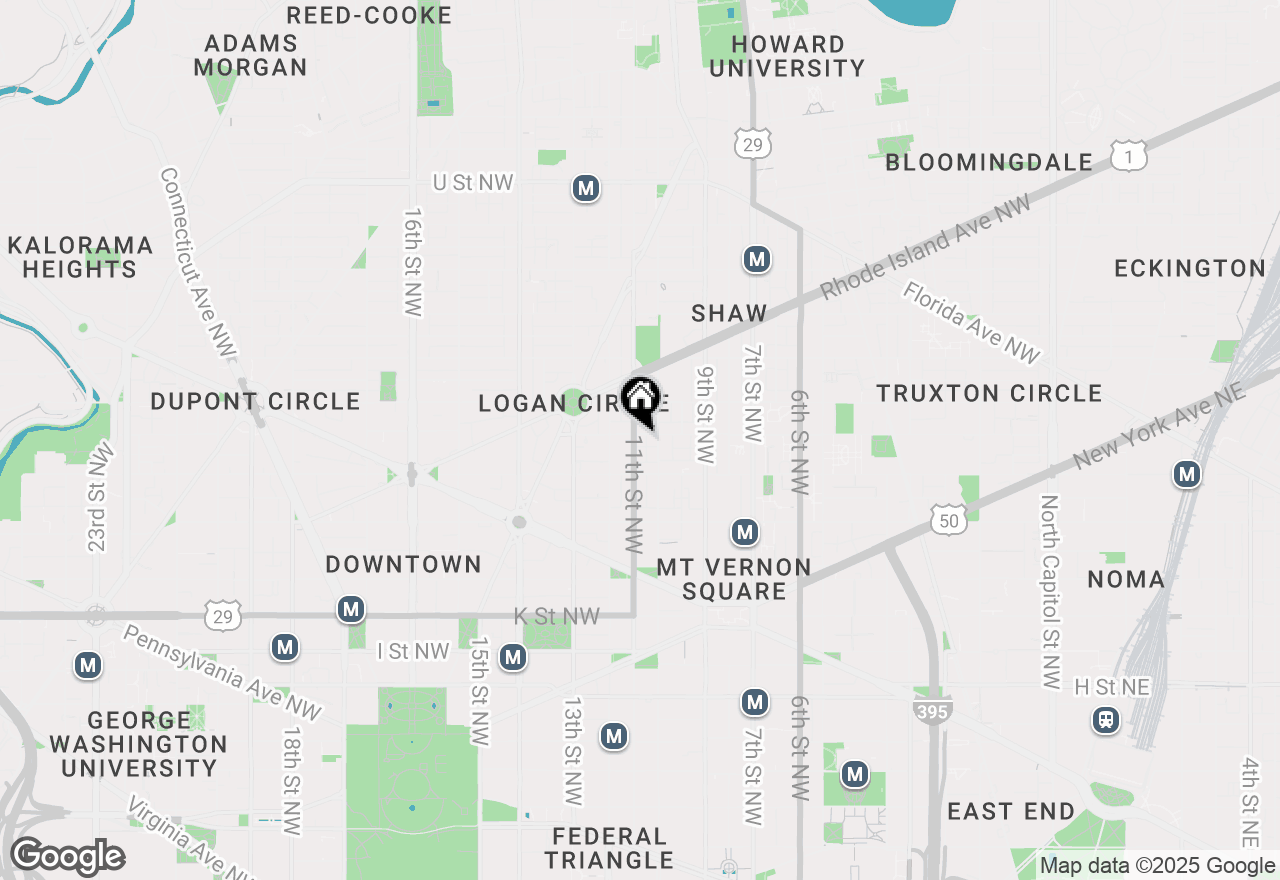 Map of 1335 11th Street Nw #104, Washington, DC 20001