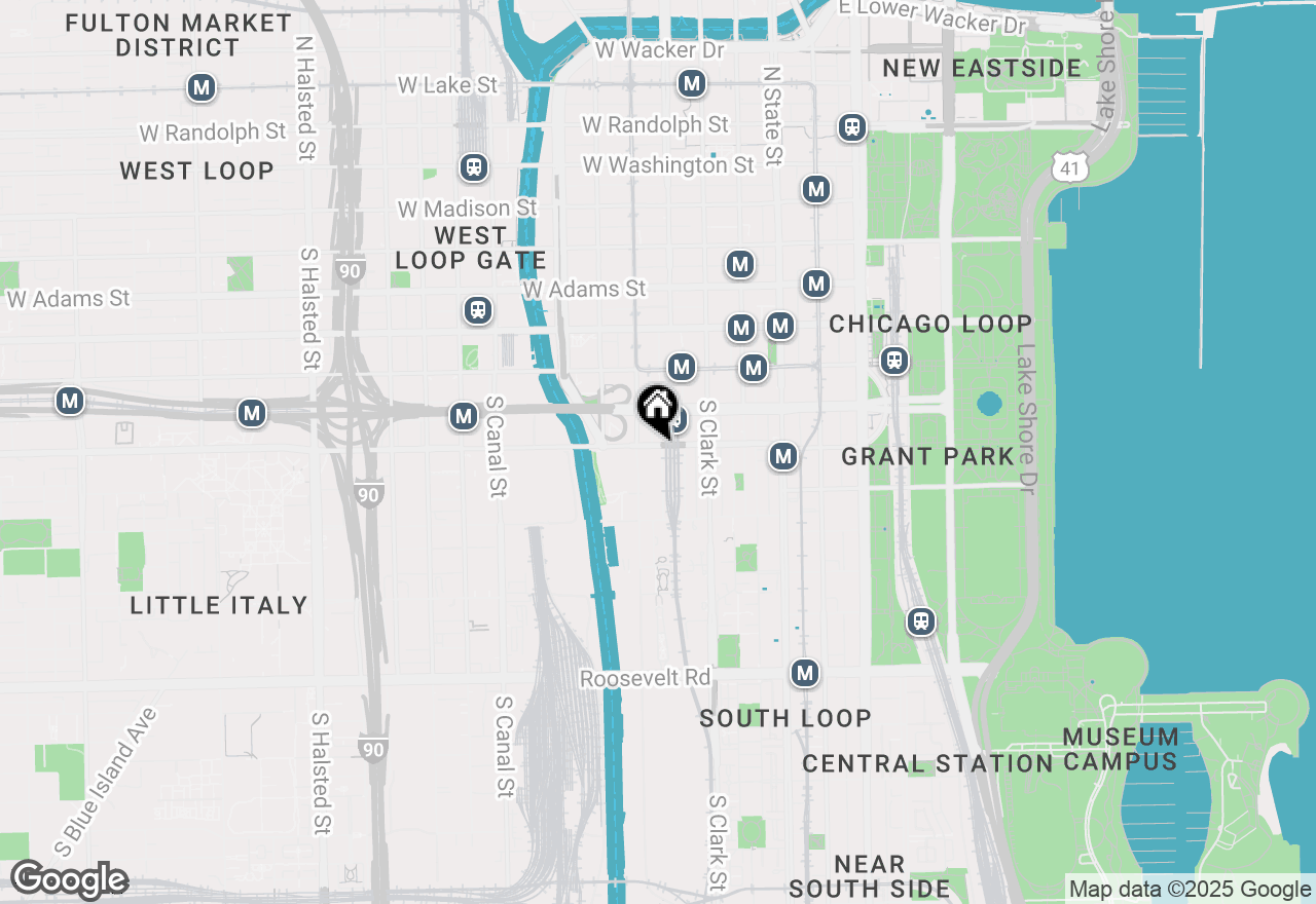 Map of 161 W Harrison Street #1106-1108, Chicago, IL 60605