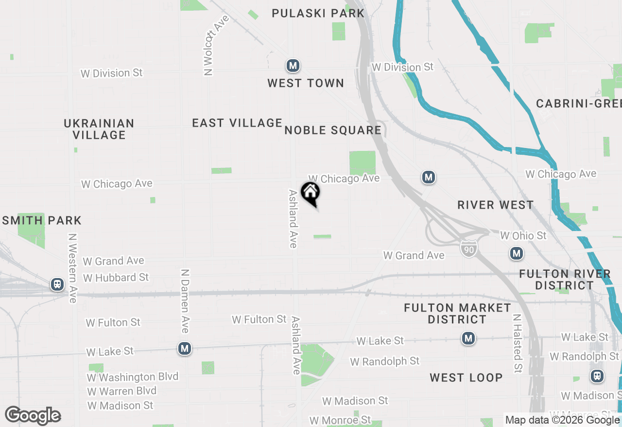 Map of 646 N Armour Street, Chicago, IL 60642
