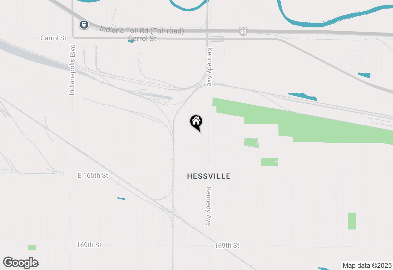 Map of 2714 162nd Place, Hammond, IN 46323