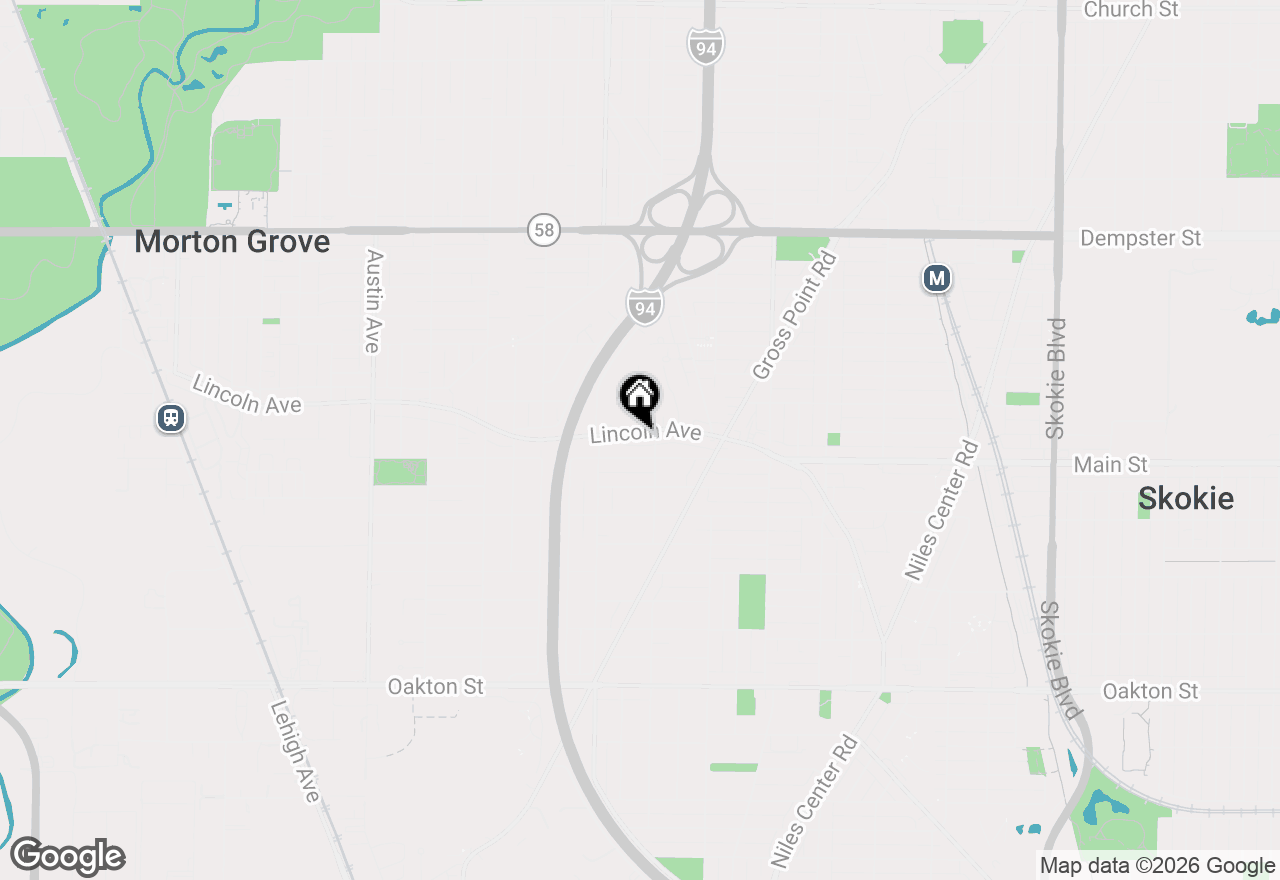 Map of 5501 Lincoln Avenue #404, Morton Grove, IL 60053