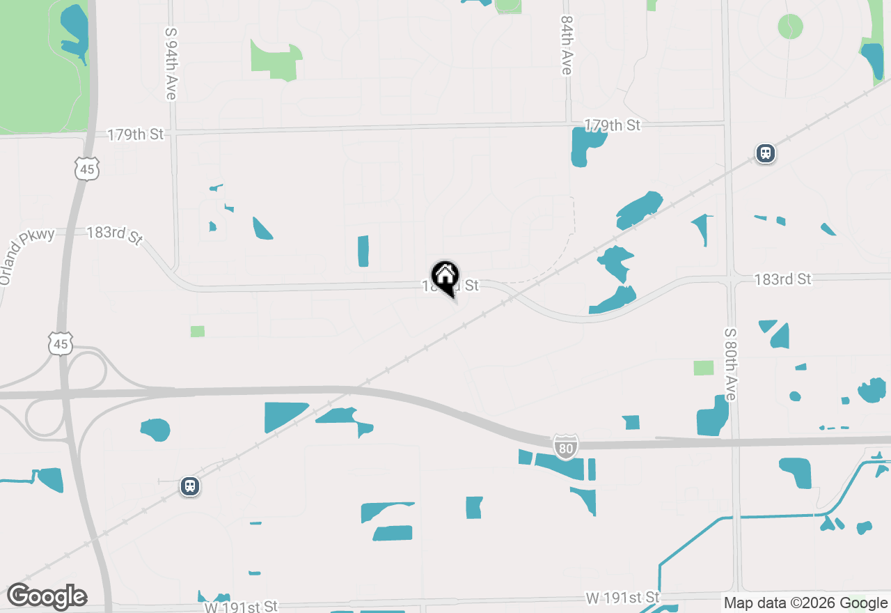 Map of 8707 Timbers Pointe Drive, Tinley Park, IL 60487