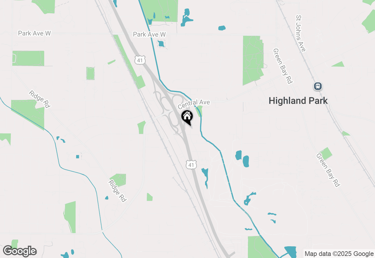 Map of 1426 Deerfield Place, Highland Park, IL 60035