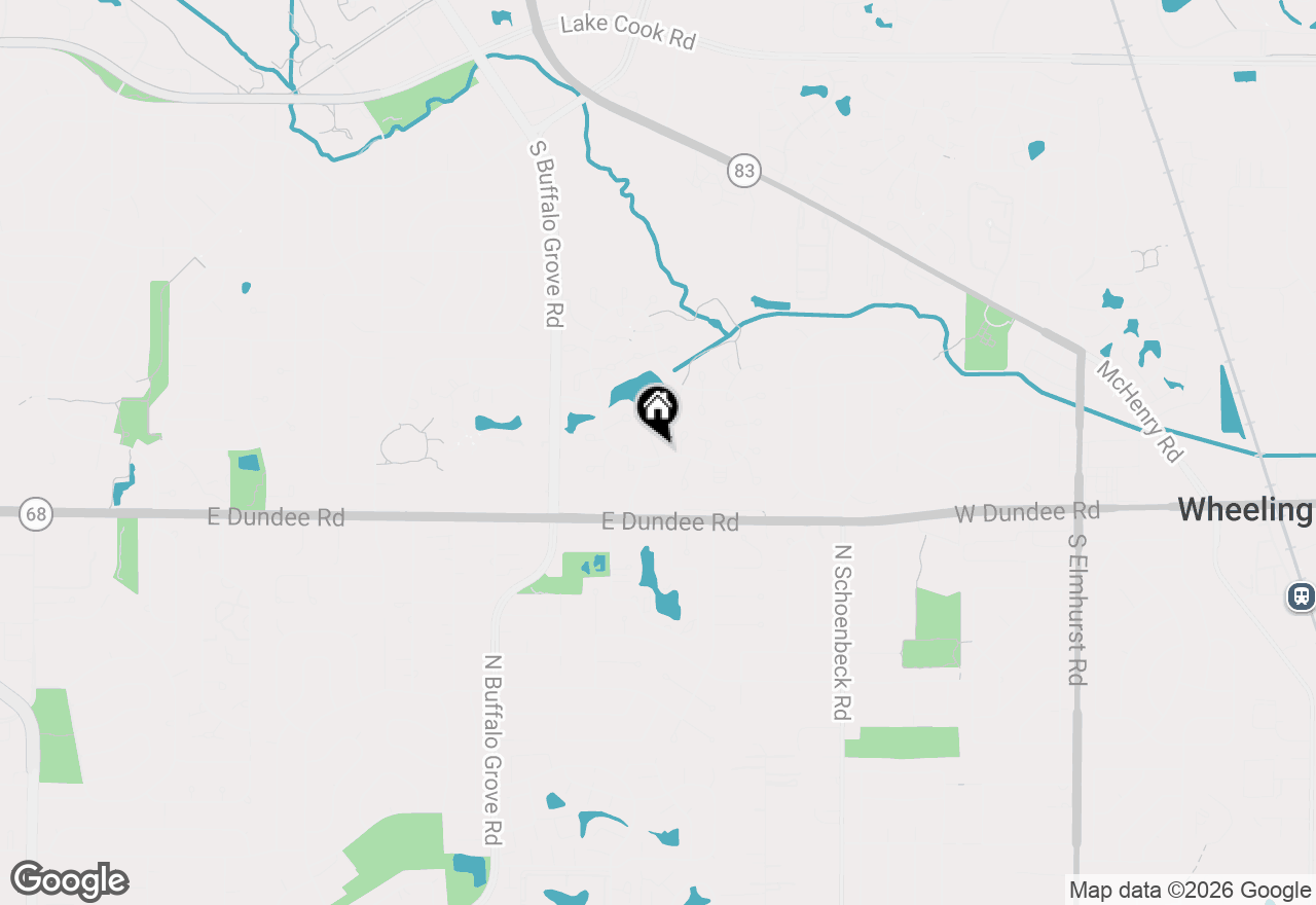 Map of 1514 Camden Court #A1, Wheeling, IL 60090