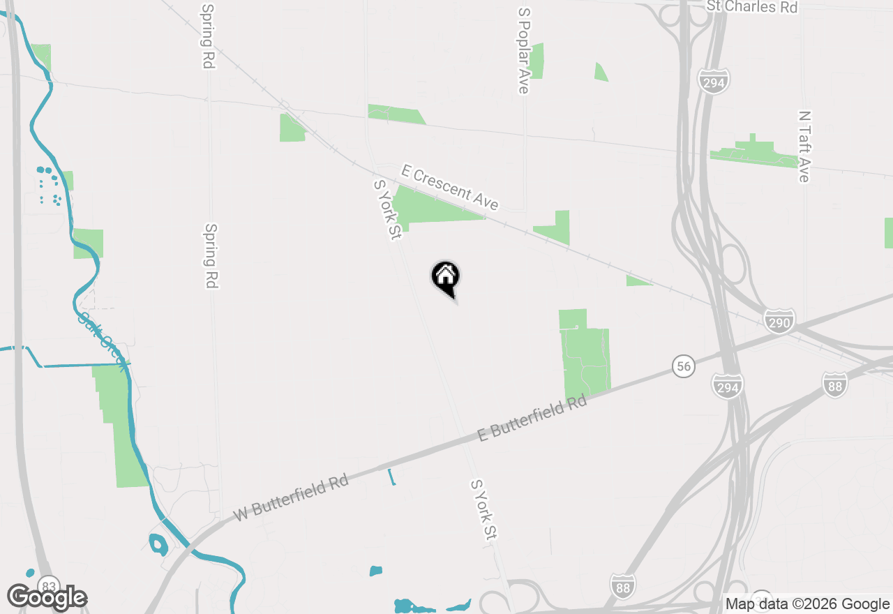 Map of 778 S Kearsage Avenue, Elmhurst, IL 60126