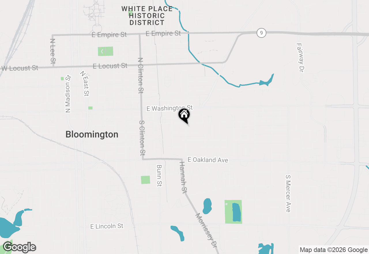 Map of 203 Denver Street, Bloomington, IL 61701