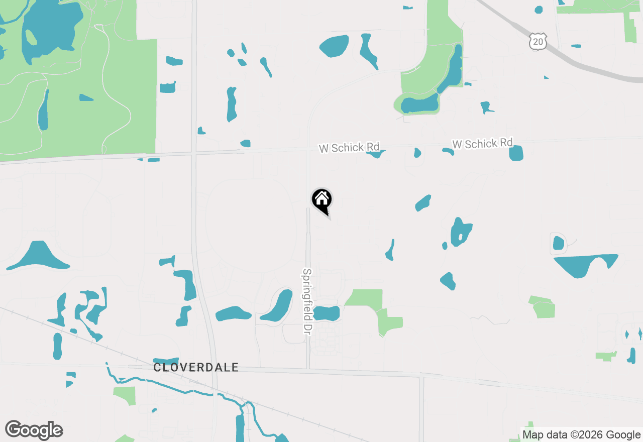 Map of 262 Benton Lane, Bloomingdale, IL 60108