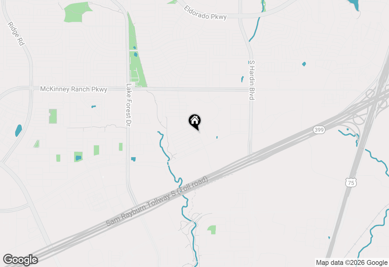 Map of 4509 Brighton Drive, Mckinney, TX 75070
