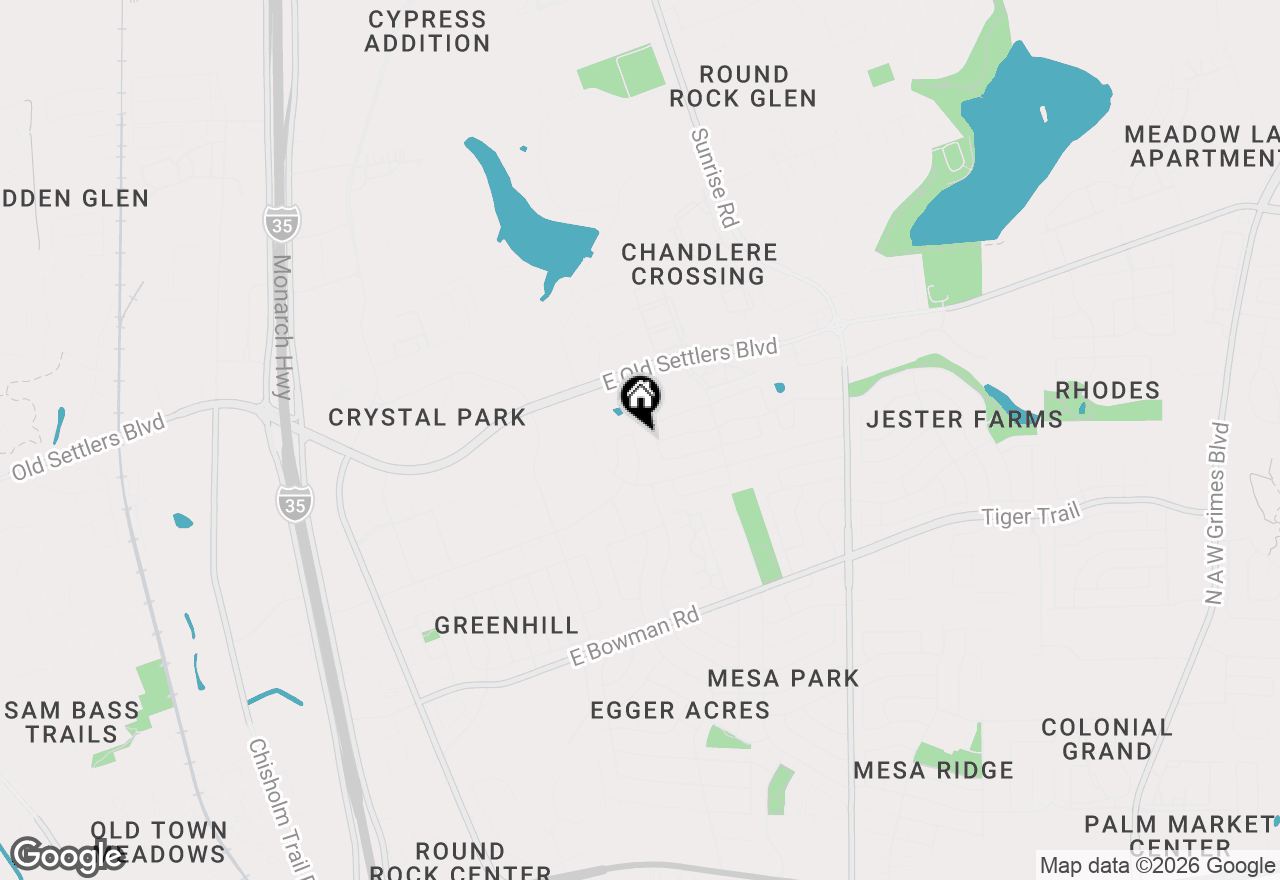 Map of 2343 Wright Cir, Round Rock, TX 78664
