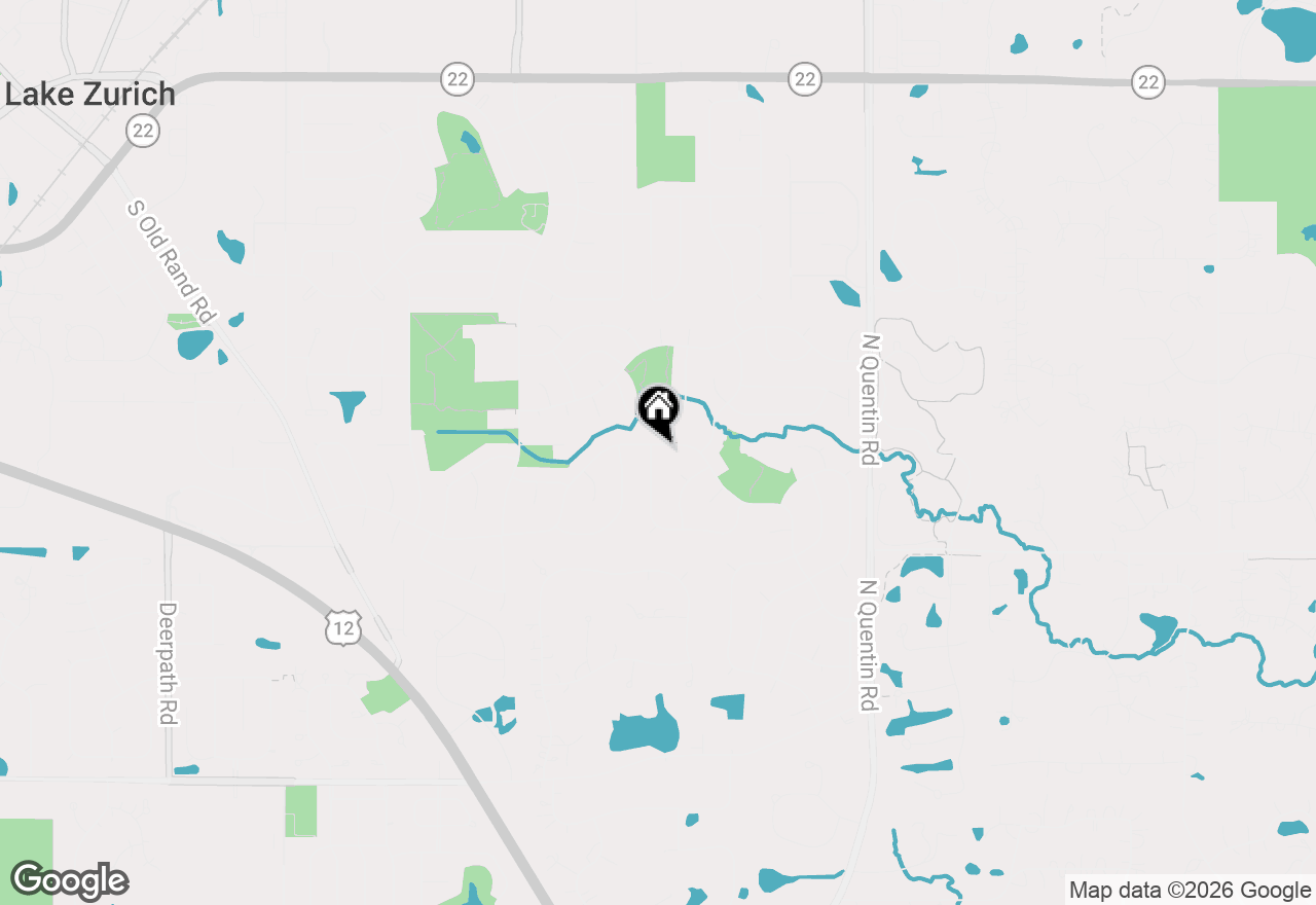 Map of 711 Foxmoor Lane, Lake Zurich, IL 60047