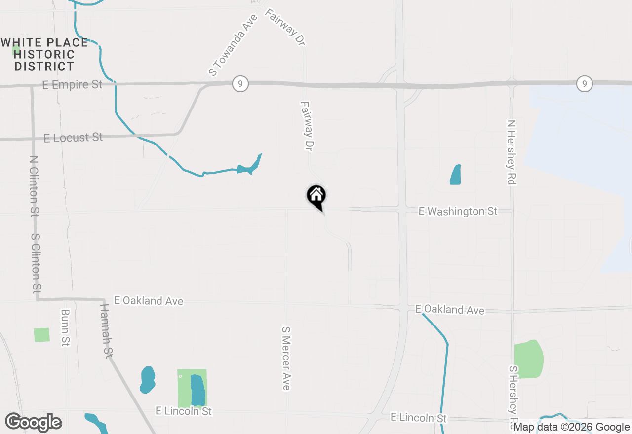 Map of 104 Ruth Road, Bloomington, IL 61701